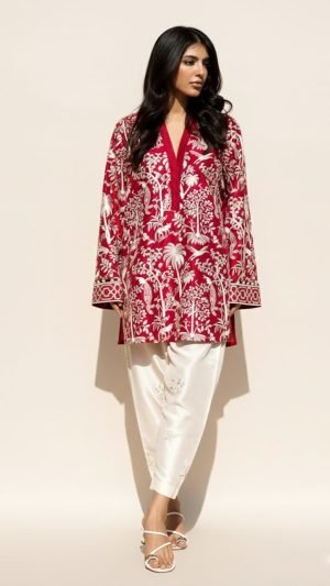 Botanical Charm Statement Kurti Set
