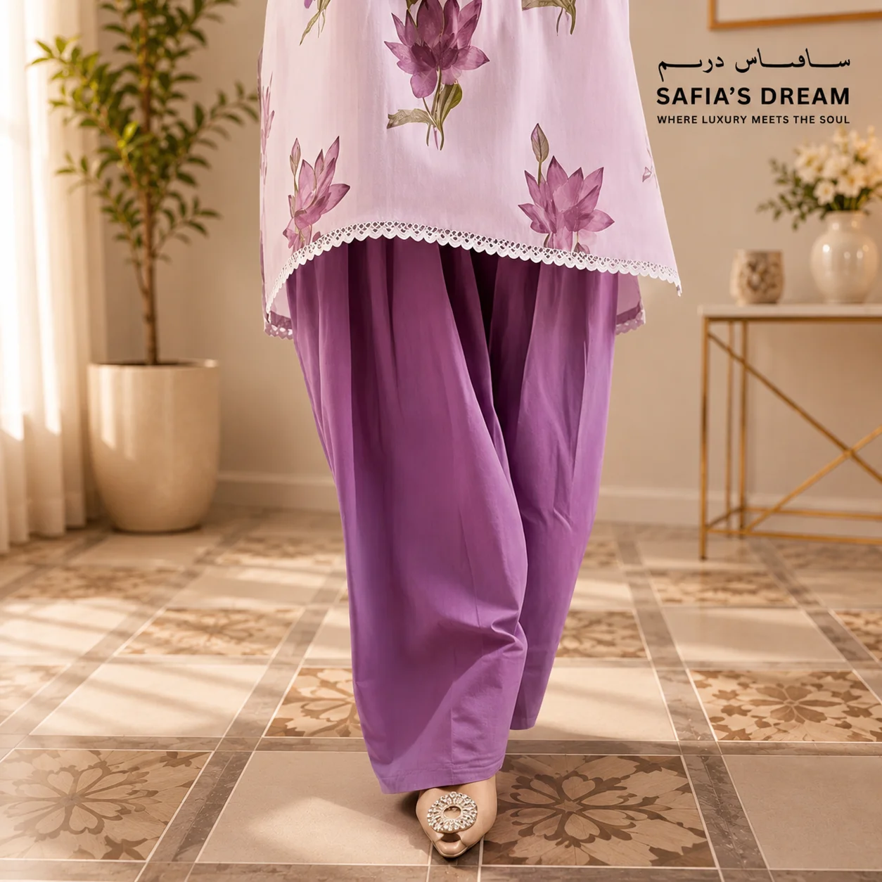 Violet Flora Charm - Image 2